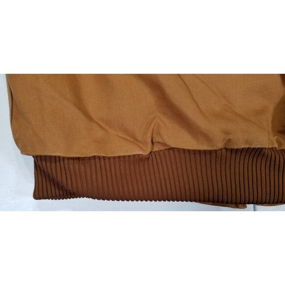 Carhartt J140 BRN Full Zip Quilt Lined Canvas Outdoor Work Coat Jacket Men's 2XL - Picture 16 of 16